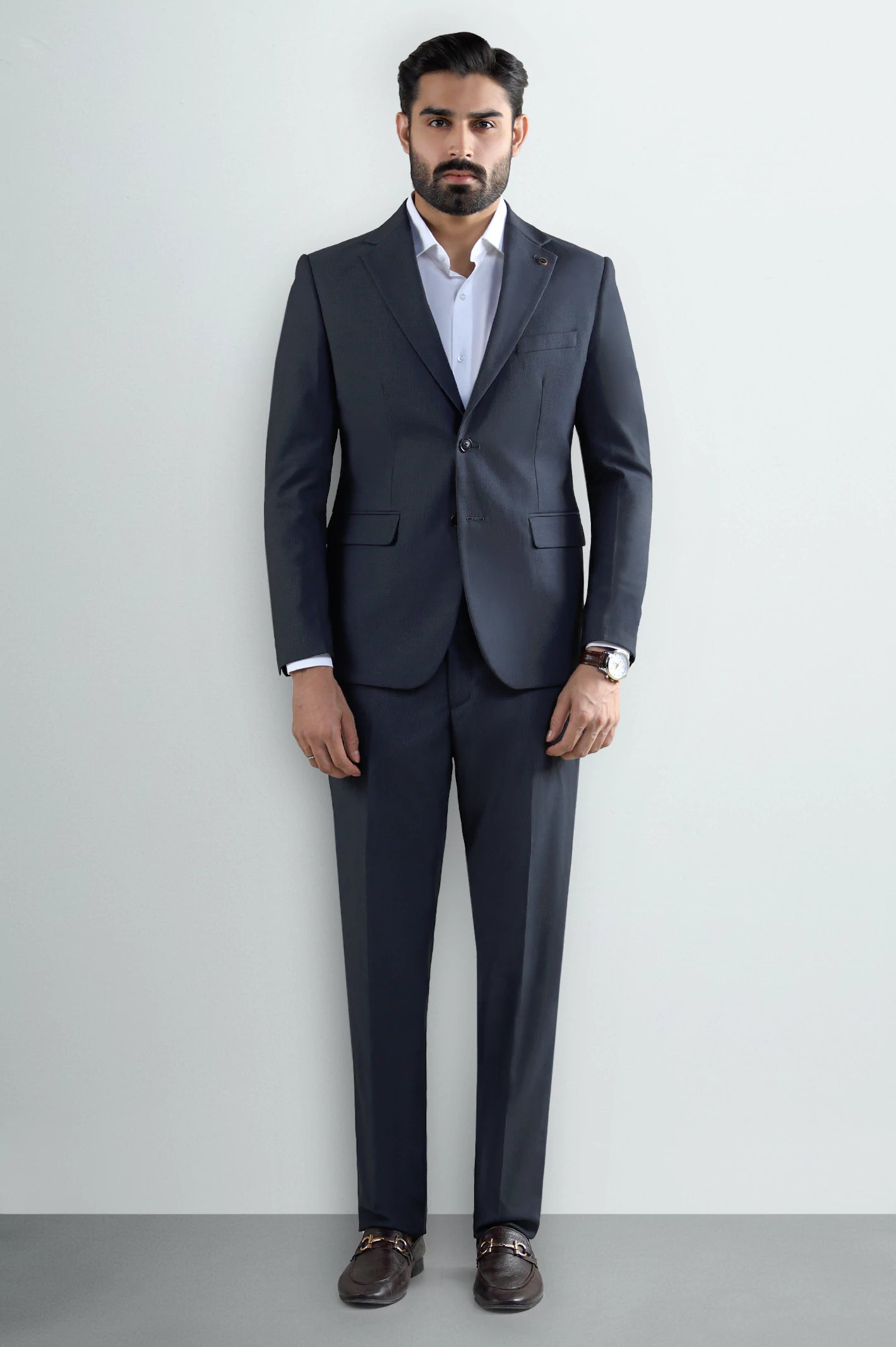 Men's Charcoal Formal Shirt