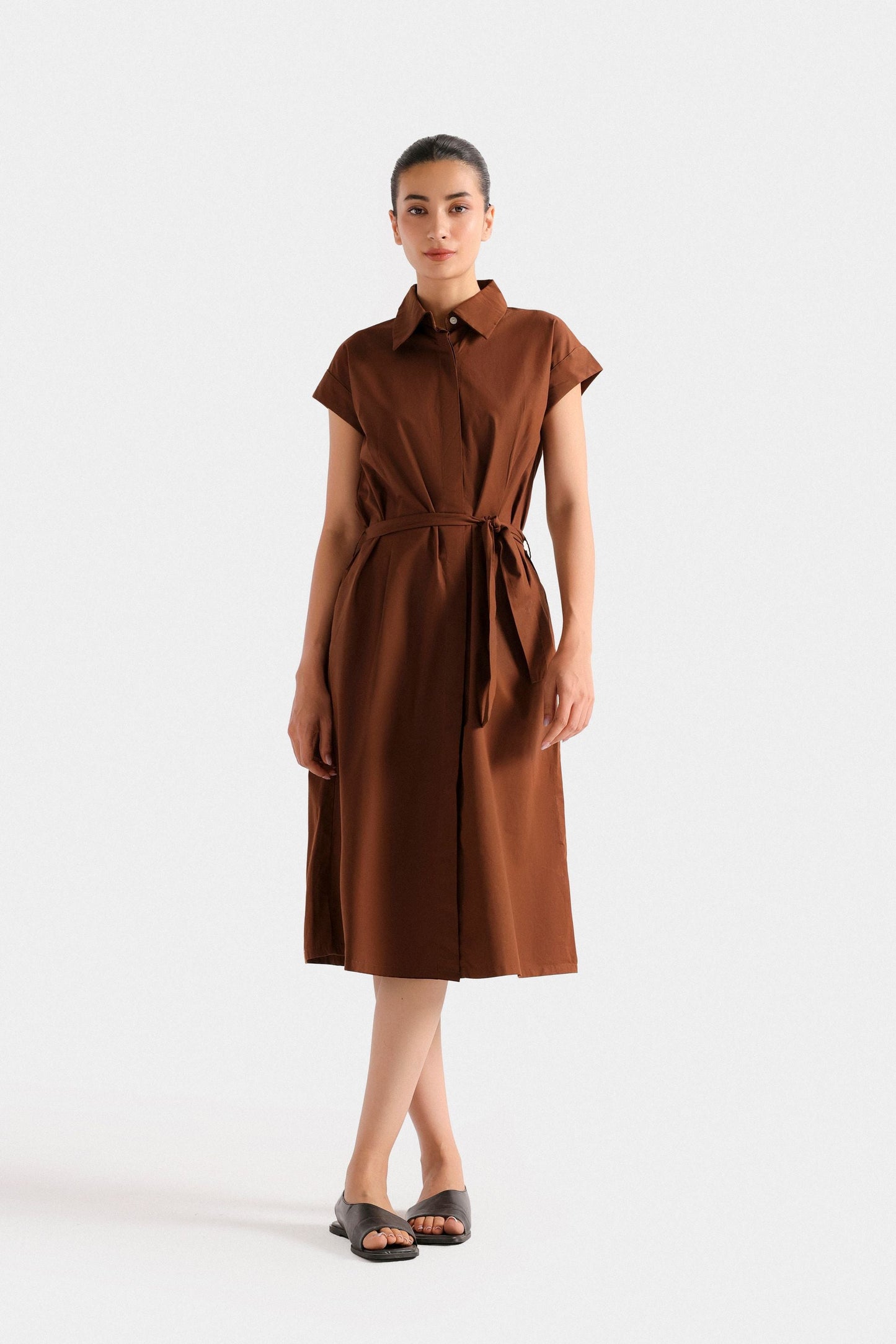Poplin Shirt Dress