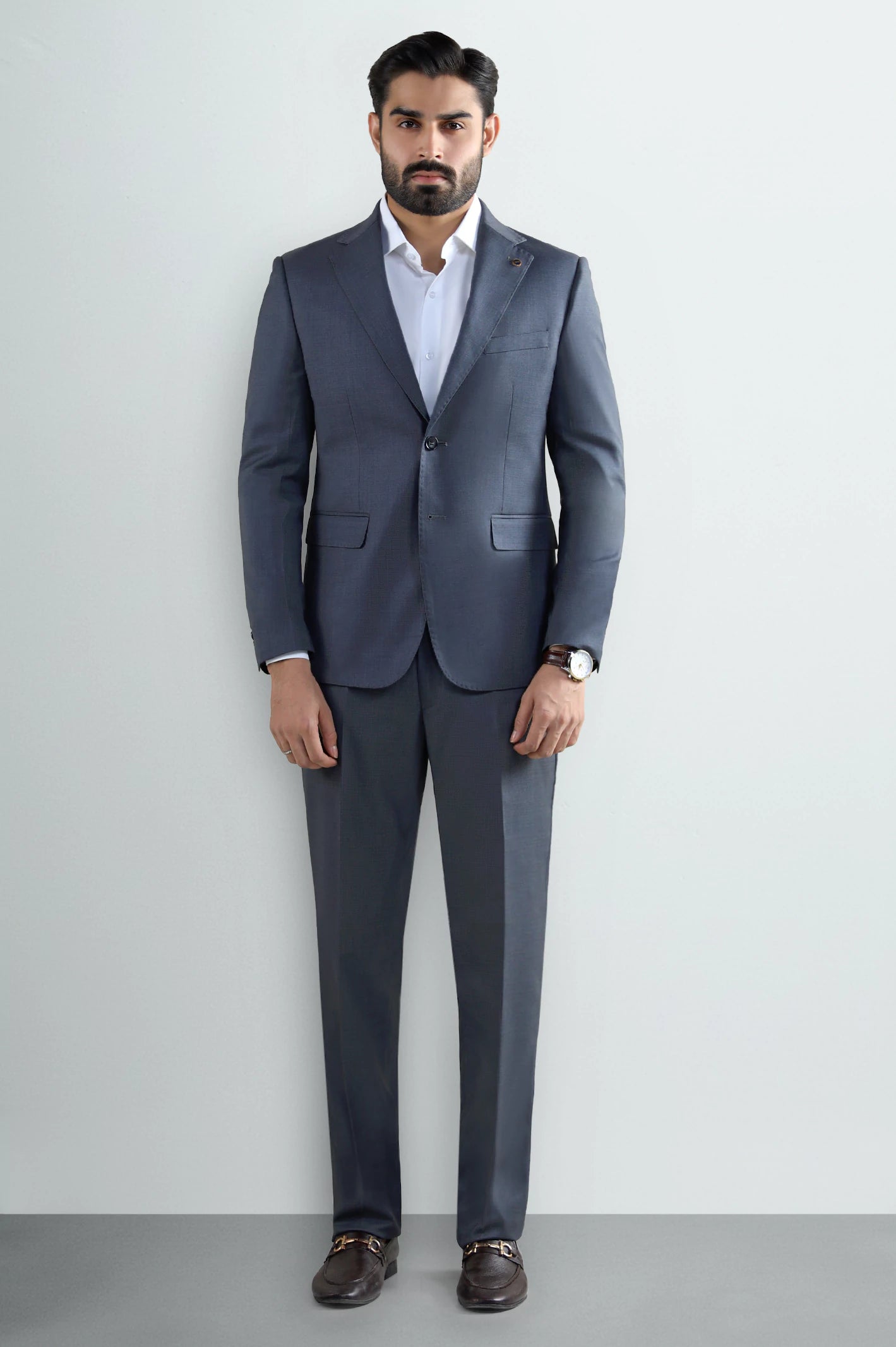 Men's Grey Formal Shirt