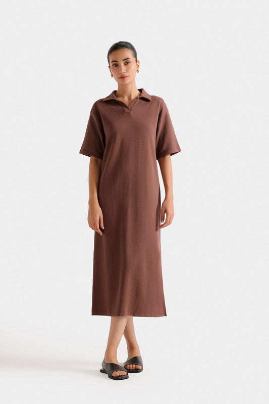 Polo Collar Dress